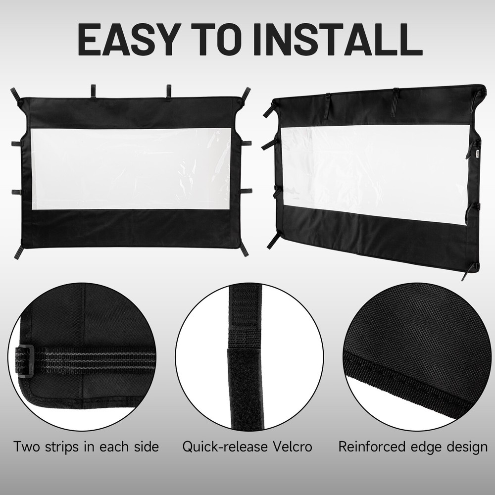 Soft Panel Rear Window Windshield Windscreen For Polaris Ranger 500 midsize 2011