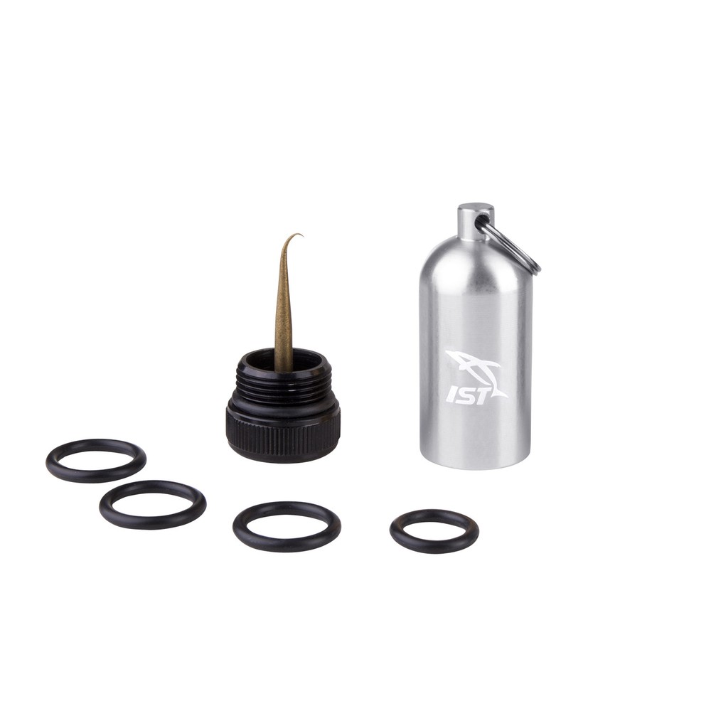 IST SCUBA Tank O-Ring Replacement Kit Keychain with Pick - Silver