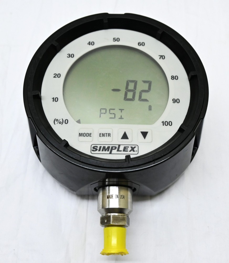 SIMPLEX PG10-10000 PSI Digital Pressure Meter.