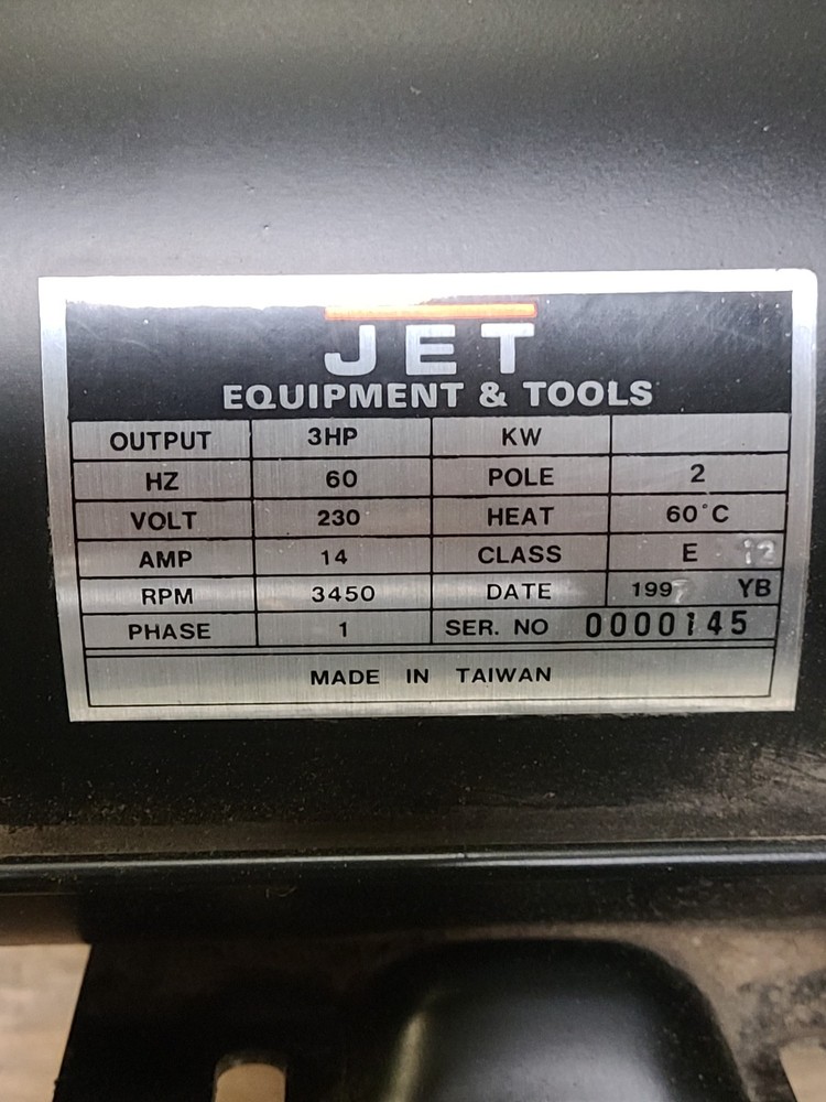 Jet 3 HP Planer Motor/Switch