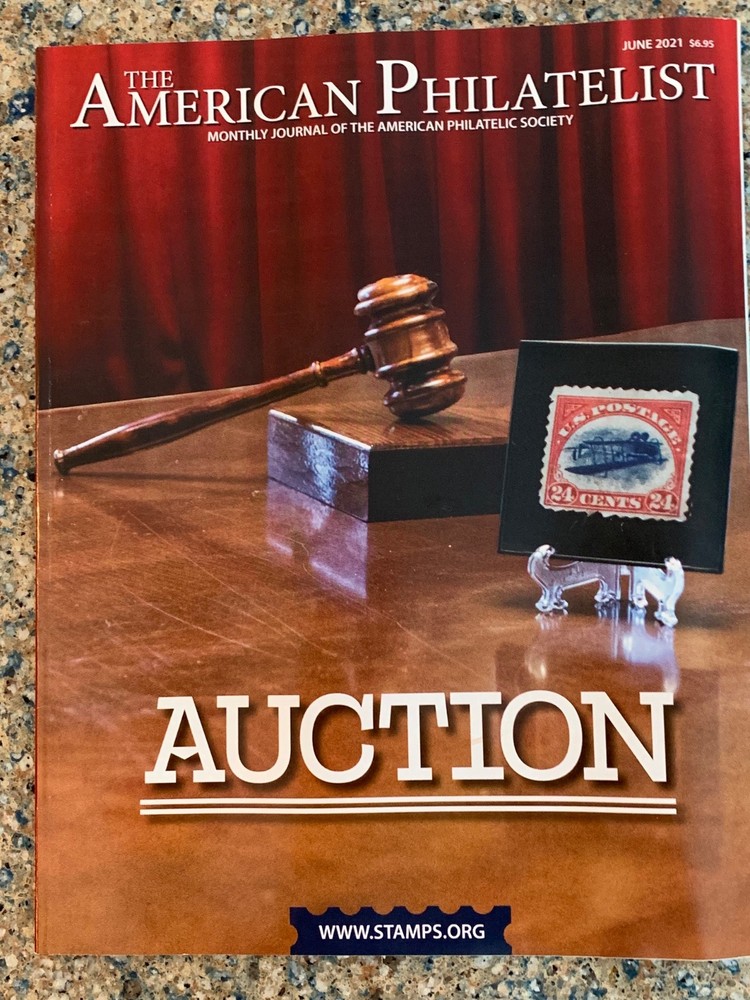 American Philatelist Magazine  2021, June