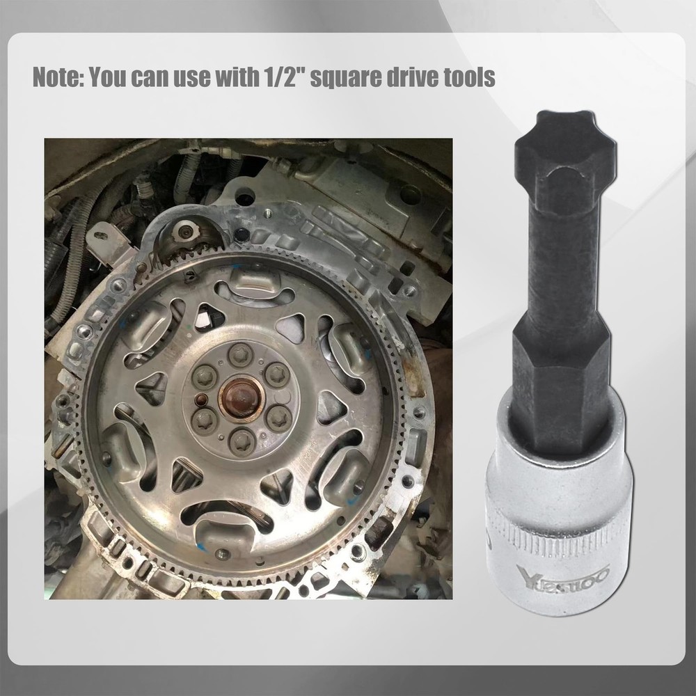 Yuesstloo Flywheel Mount Bolt Socket Remove Tool, Compatible with BMW One Size