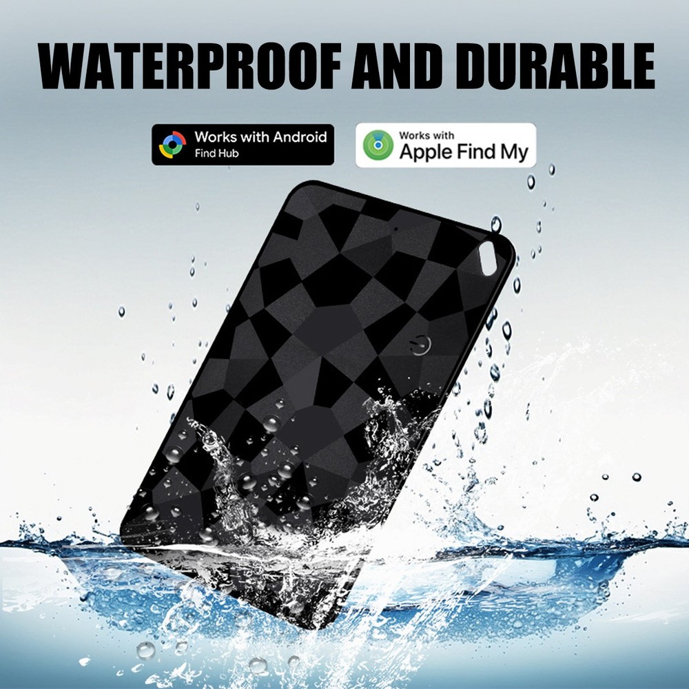 Wireless Charging Item Locator, Global GPS Tracker IP67 Waterproof, iOS Android
