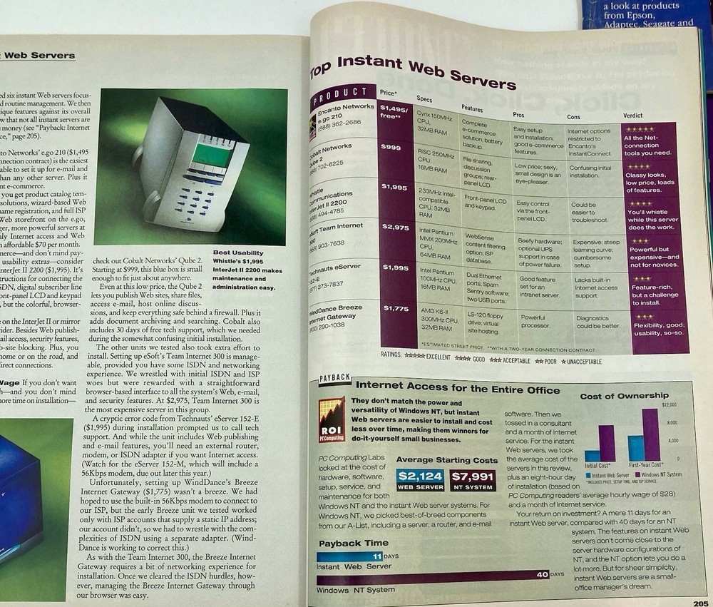 Vtg Lot Computer Magazines: PC Computing, COMPUTE! etc 1980s-90s, Advertisements