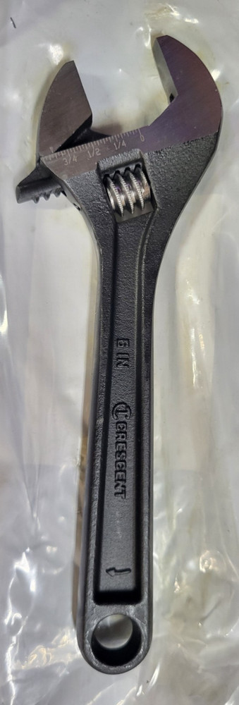 Crescent AT26BK 6" Adjustable Black Oxide Wrench