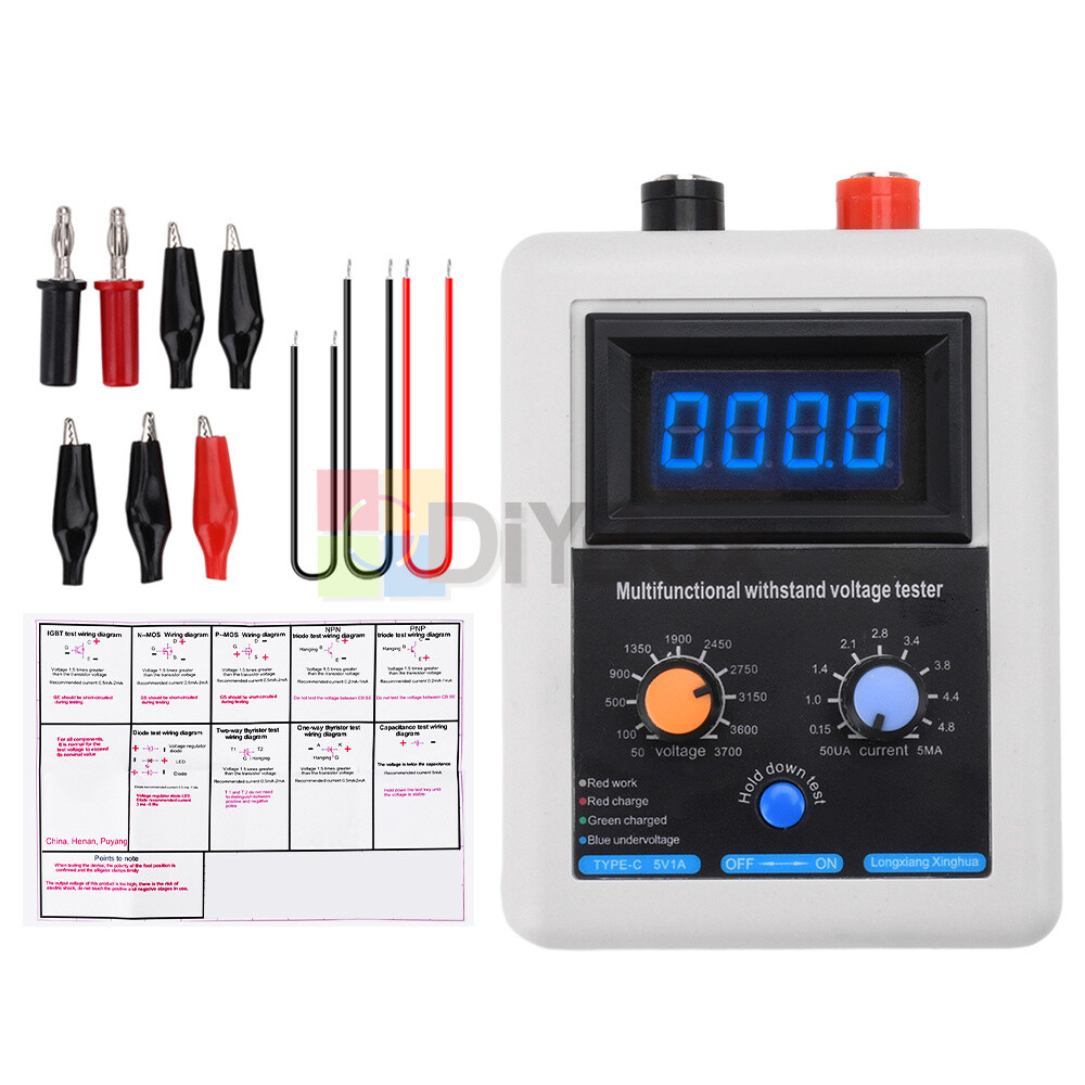 0V-3500V IGBT Voltage Capability Transistor Tester Diode MOS Triode LED Voltage