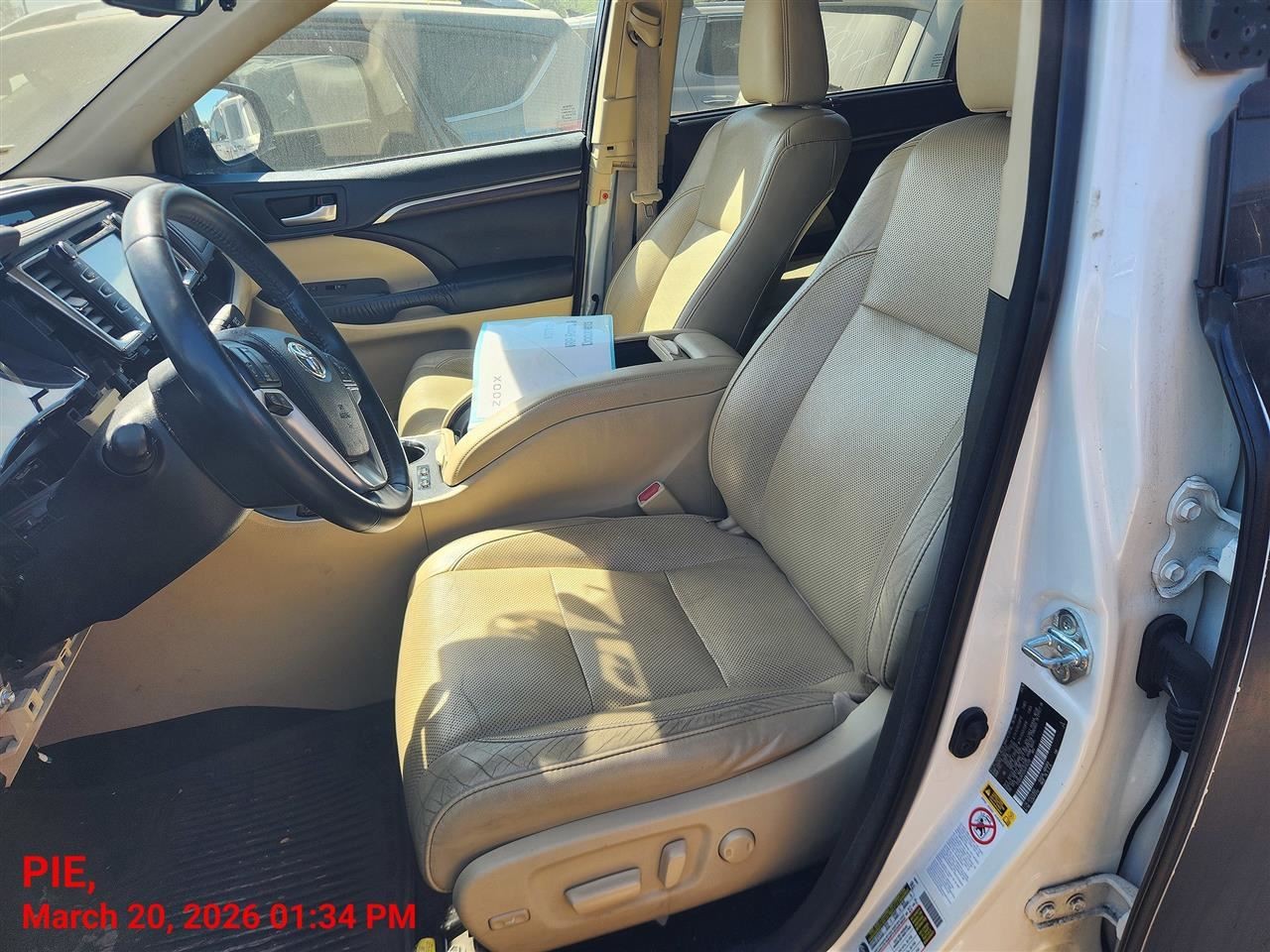 CONTROL PANEL OEM 14-19 TOYOTA HIGHLANDR 1YR WRNTY