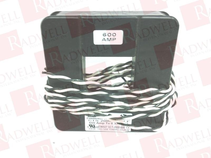 CONTINENTAL CONTROL SYSTEMS CTS-2000-600-LF / CTS2000600LF (USED)