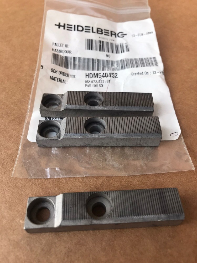 Original Heidelberg 74 Pull Rail DS M2.072.221/01 From Germany