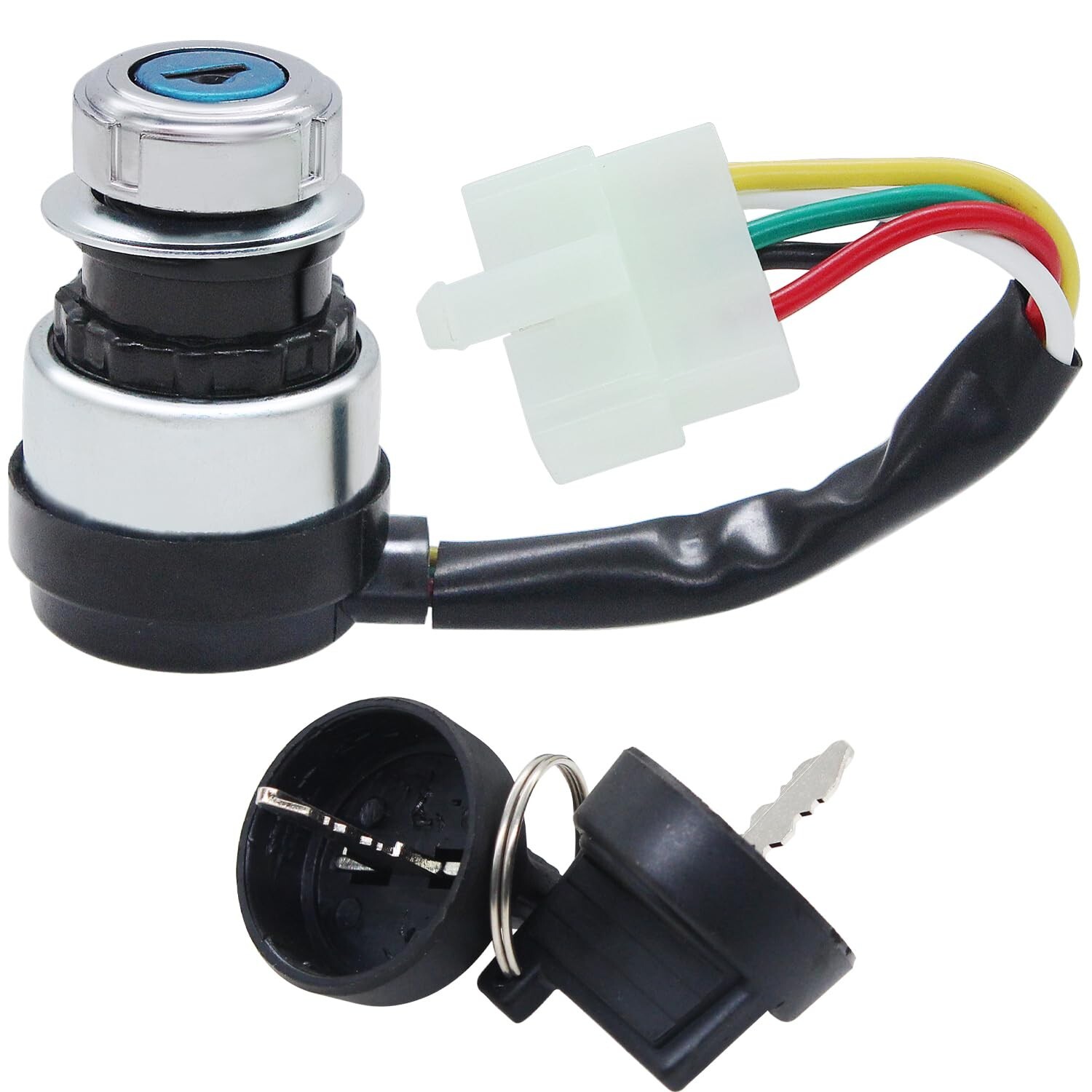 Ignition Key Switch Go Kart ATV UTV 5 Pin Wire Chinese 50cc 150cc 250cc Sunl
