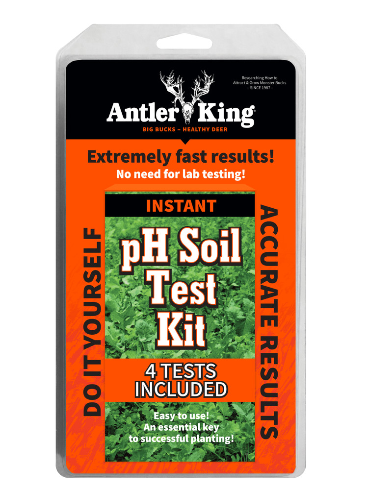 Antler King pH Soil Tester Kit – 4 Tests for Food Plot Soil Analysis