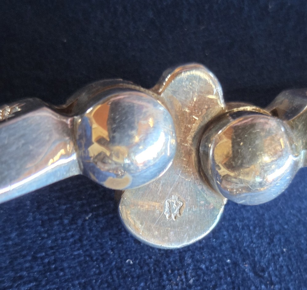 Pair Vintage Intricately Patterned Silverplated Nut Crackers WH Great Shape