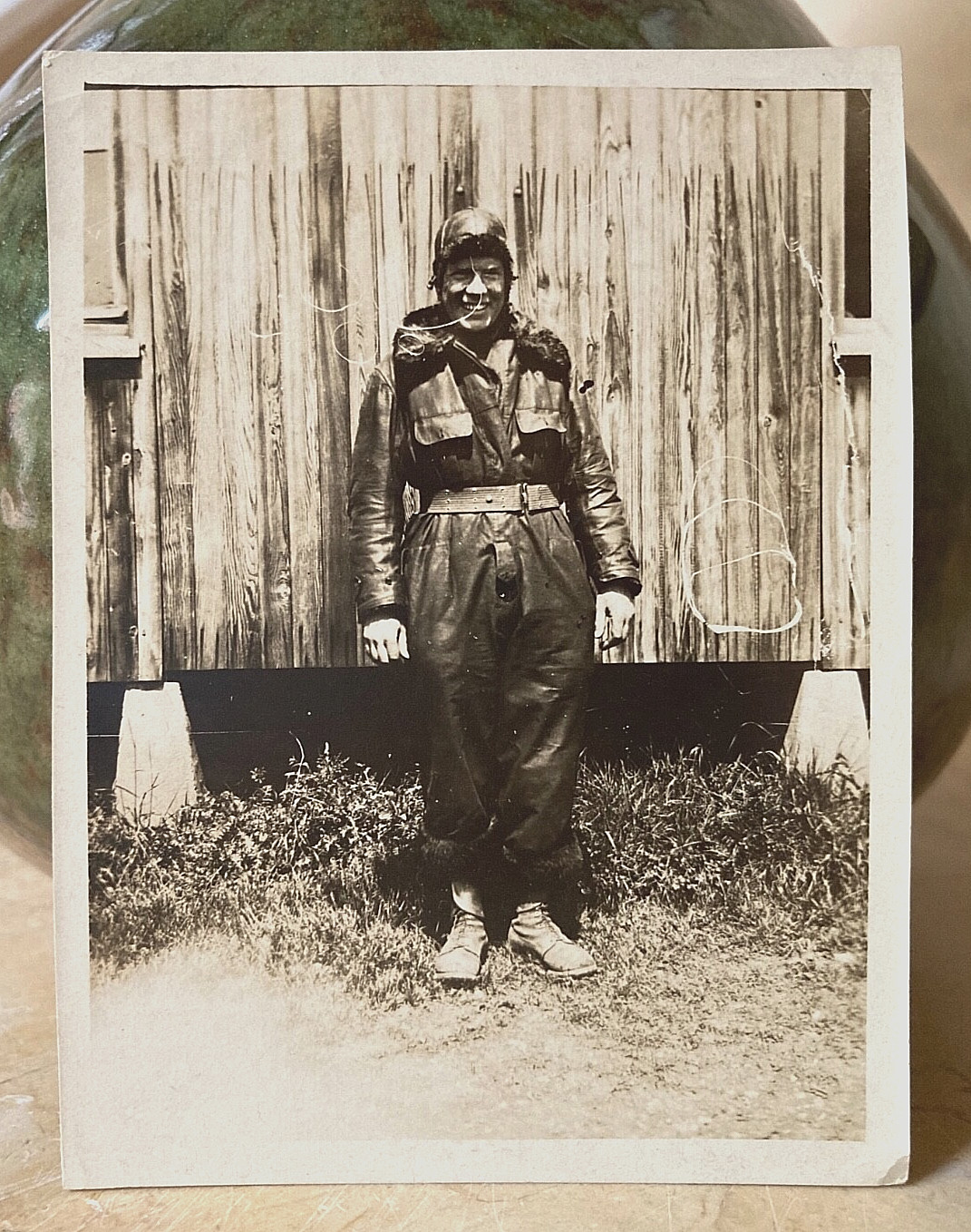 RARE! WW1 US AIR SERVICE 27th AERO SQN. PILOT LT. HARRY D SMITH (CASUALTY)PHOTO.