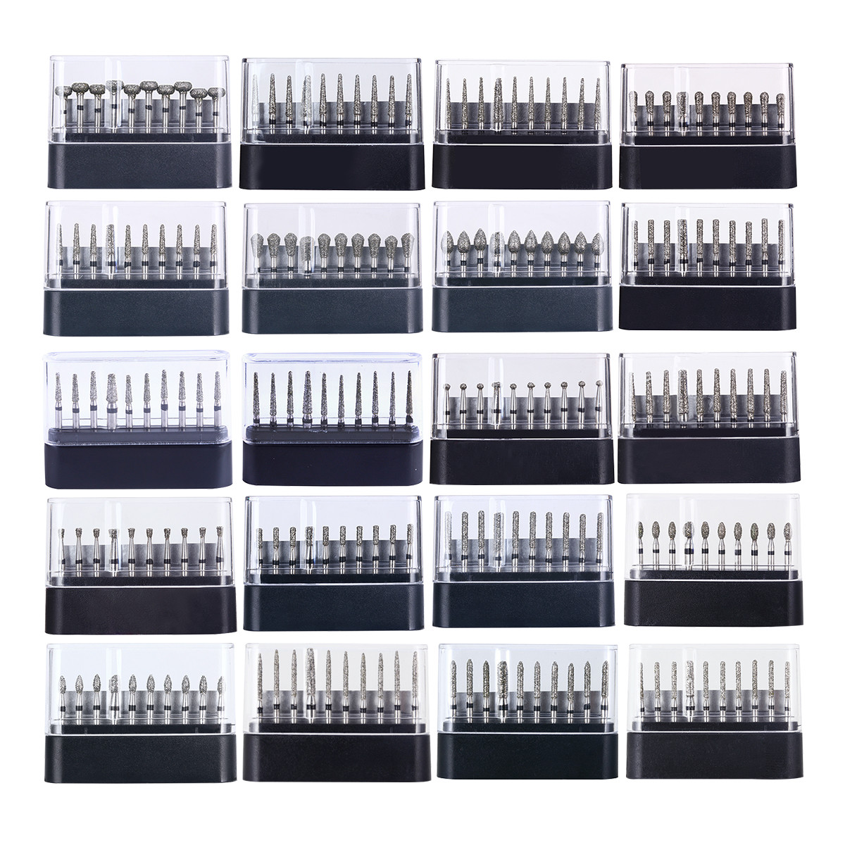 10Pcs/Pack AZDENT Dental Diamond Burs FG Super Coarse for High Speed Handpiece