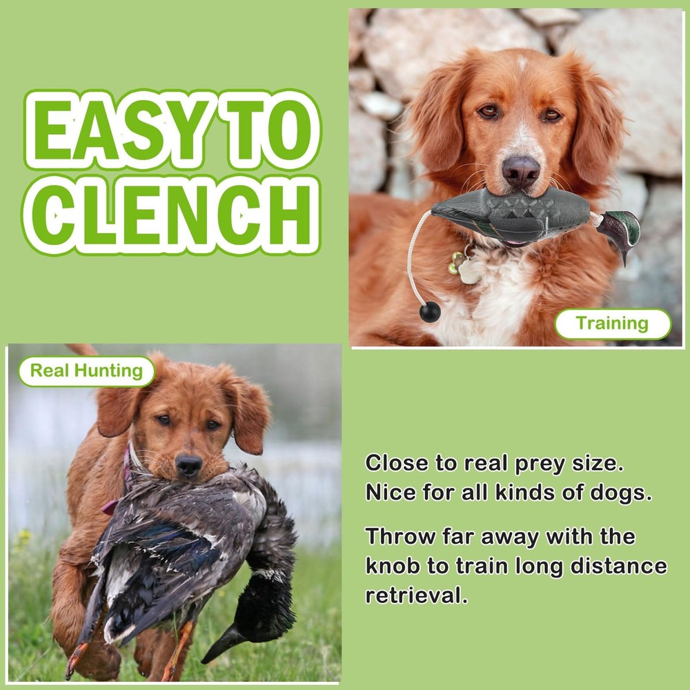 Archerest Dead Sharp-Billed Duck Dummy for Waterfowl Retriever Training