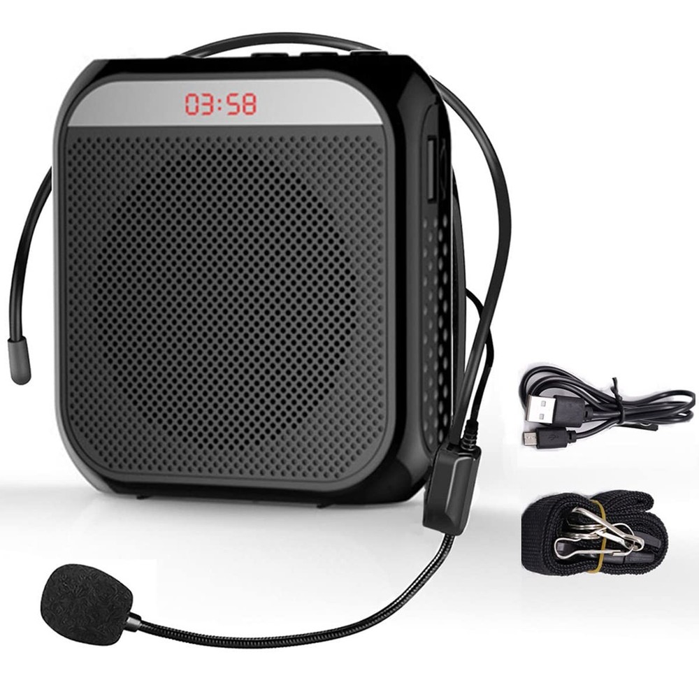 Portable Amplifier, Rechargeable Teacher Microphone, MiNi Amplifier System, C...