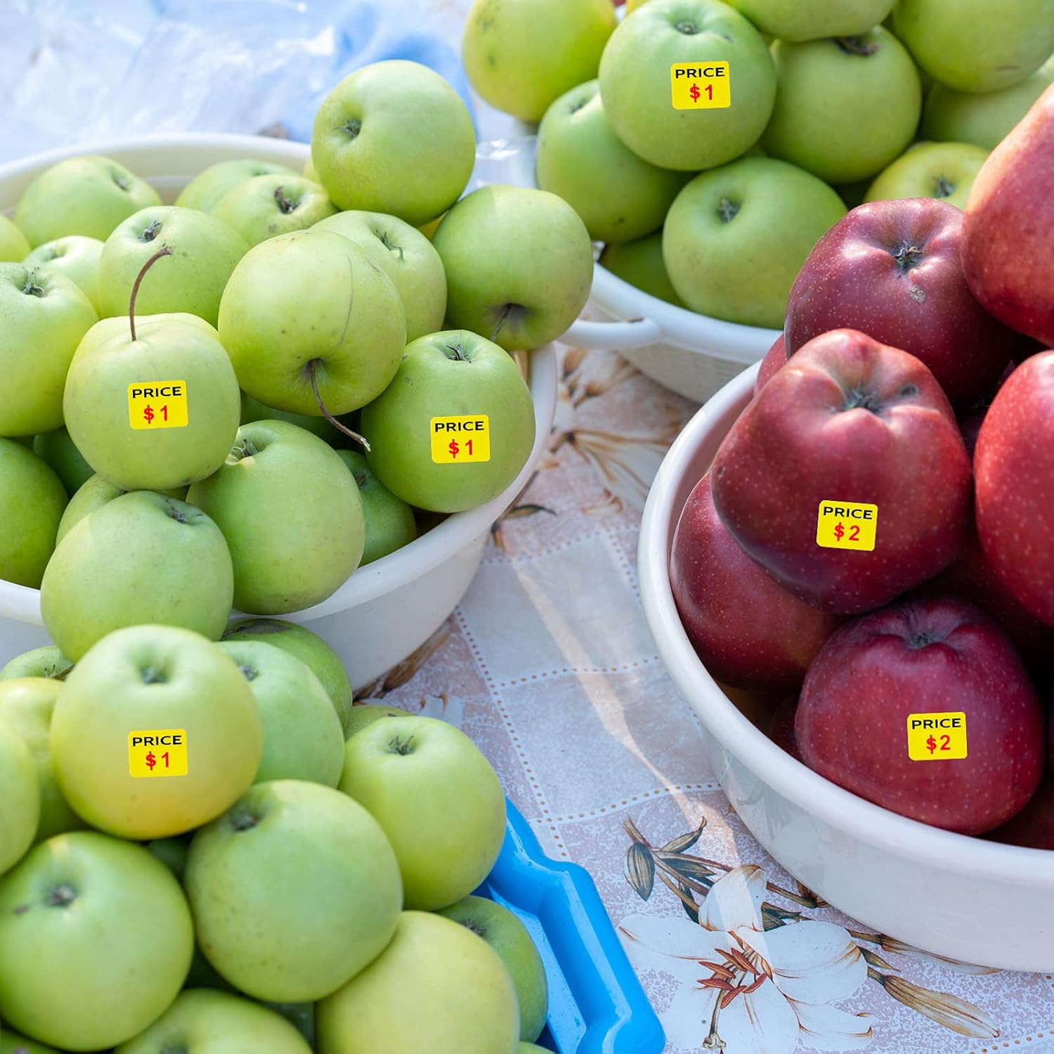 2240 Pcs Yard Sale Price Stickers, Prepriced Pricing Labels, Yellow