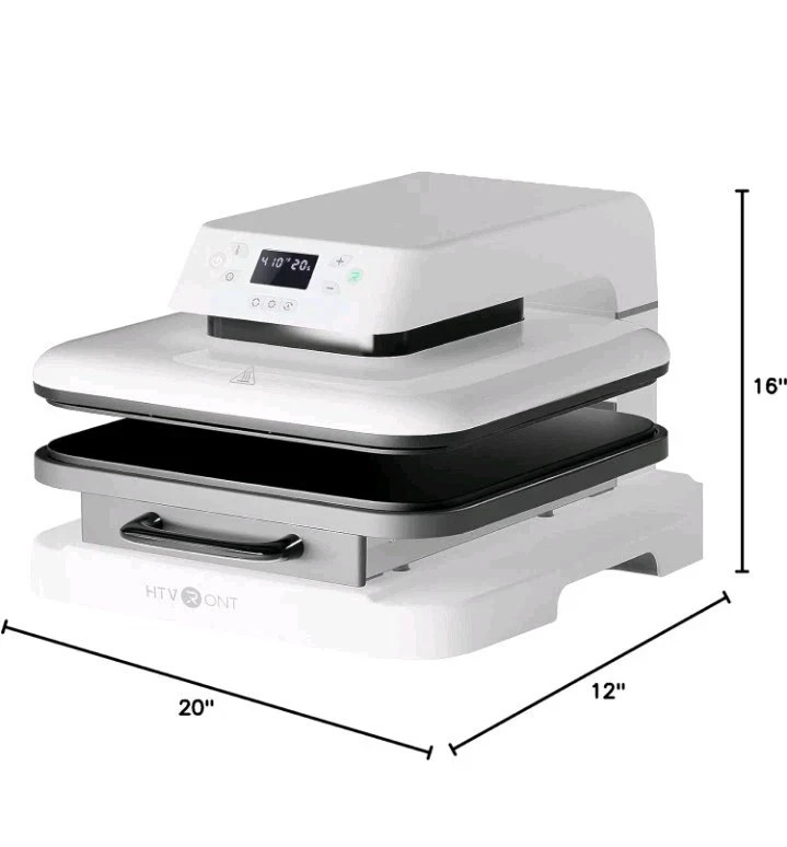 HTVRONT 15"x15" Automatic Heat Press Machine for T Shirts with Auto Release