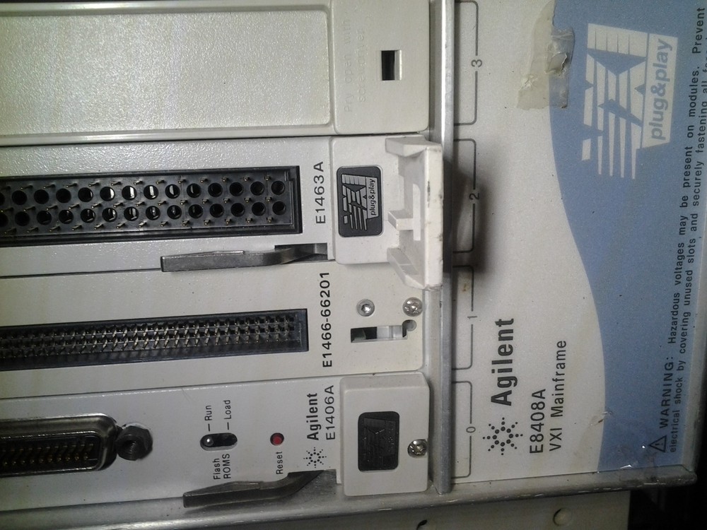 AGILENT E8408A VXI MAINFRAME E1406A , e1466-66201 , E1463A test equipment SHIPPI