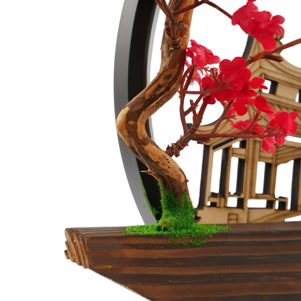 Backflow Incense Holder with LED Light, Ceramic Backflow Incense Burner