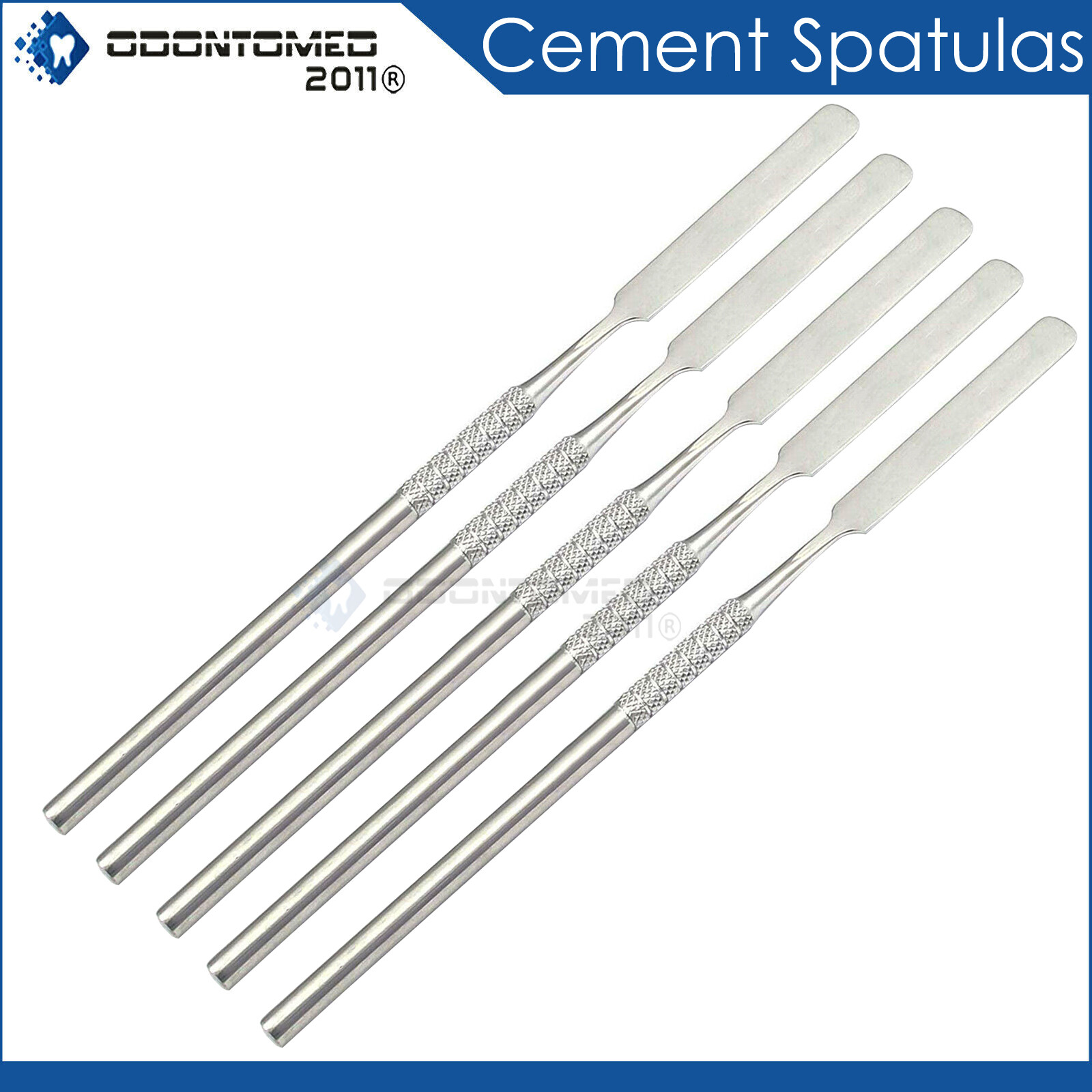 X5 Amalgam Cement Spatula Restorative Flexible Single End Dental Mixing Scrapers