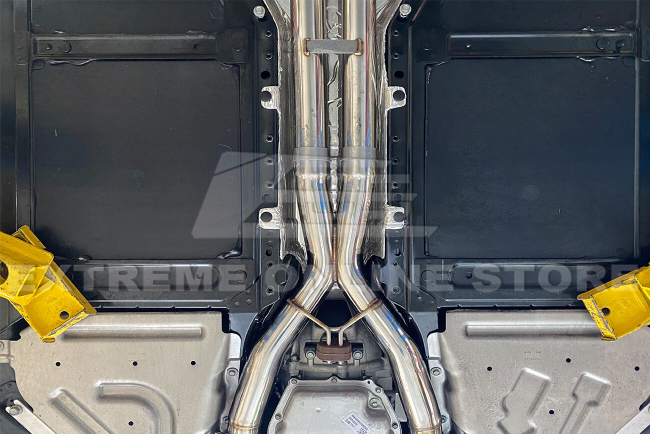 For 14-19 Corvette C7 6.2L V8 | 3" Cat Connect Performance X-Pipe Mid Pipe