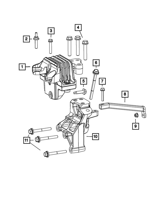 Genuine Mopar Bolt 6105073AA