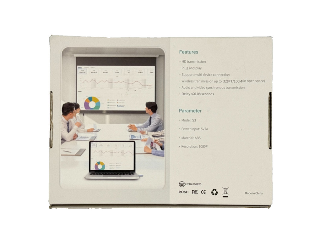 Wireless HD Transmitter and Receiver Kit Model S3