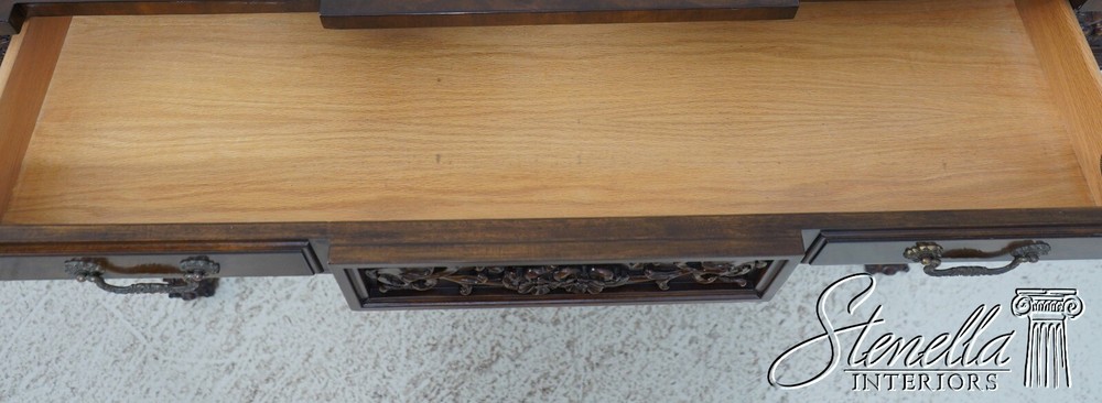 L67384: KARGES Georgian Style Walnut Console Table Sideboard