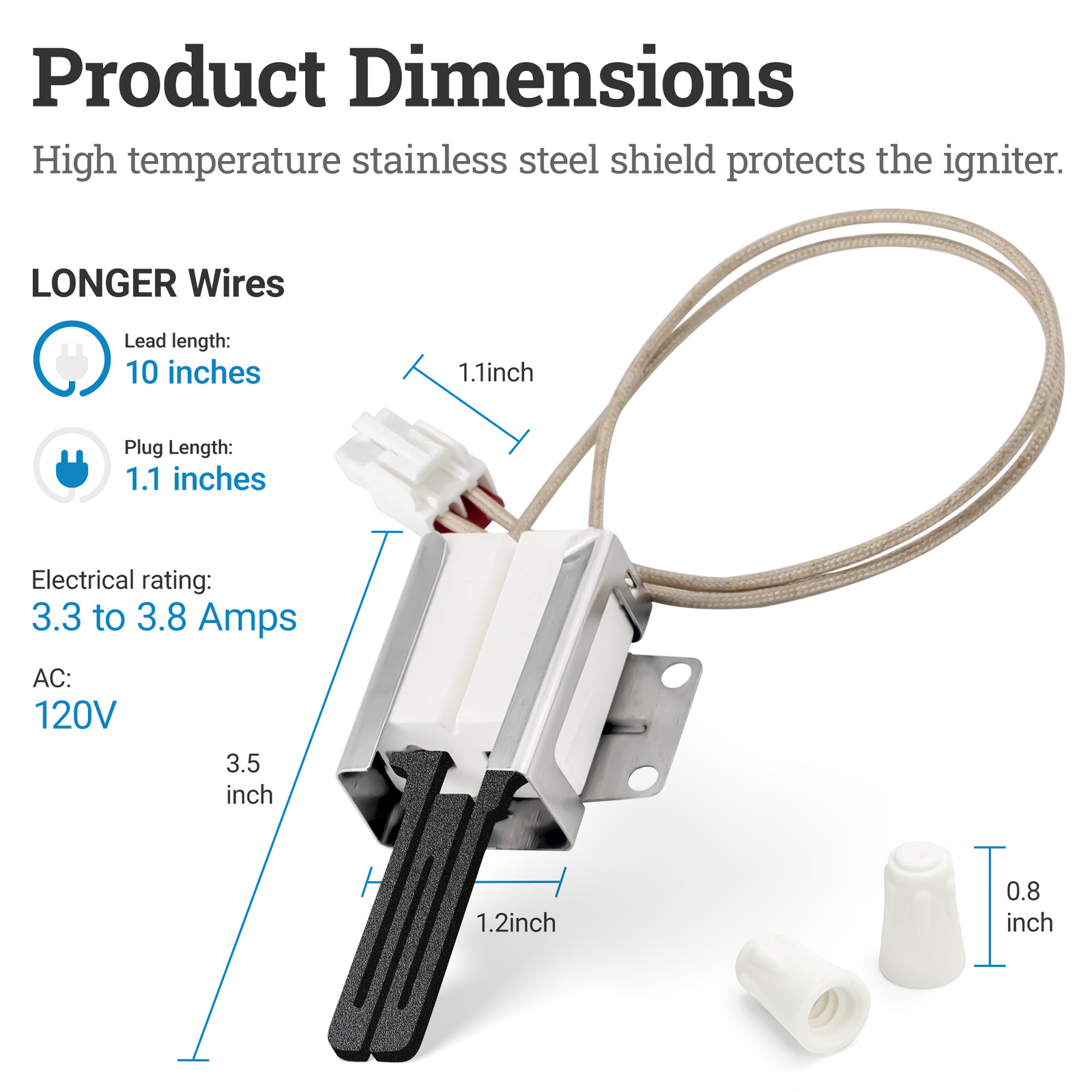 MEE61841401 Gas Range Oven Igniter Replacement Fit for LG LRG3095ST LRG3061ST
