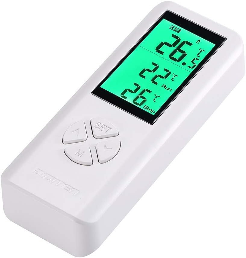 Wireless Temperature Controlled Outlet, Digital Plug in Thermostat White-100