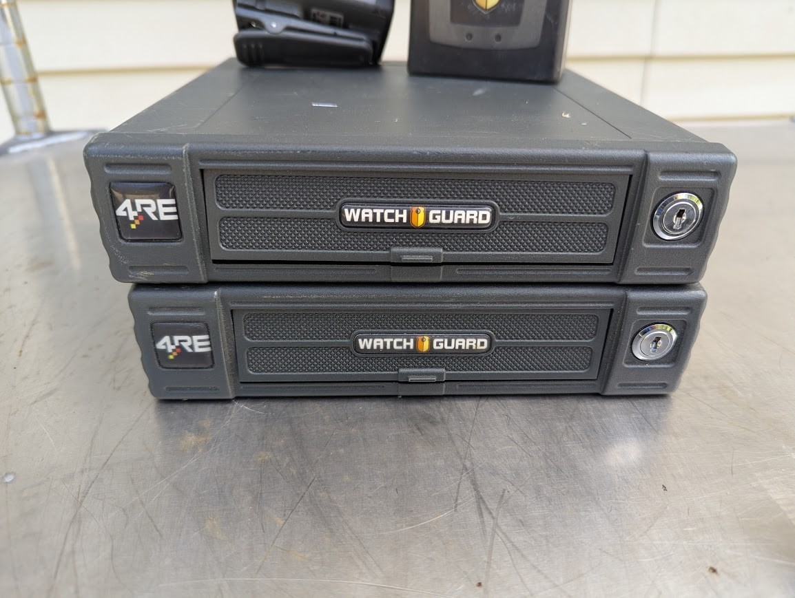 Watch Guard 4RE HD DVR, (2) Panoramic Cameras Microphone