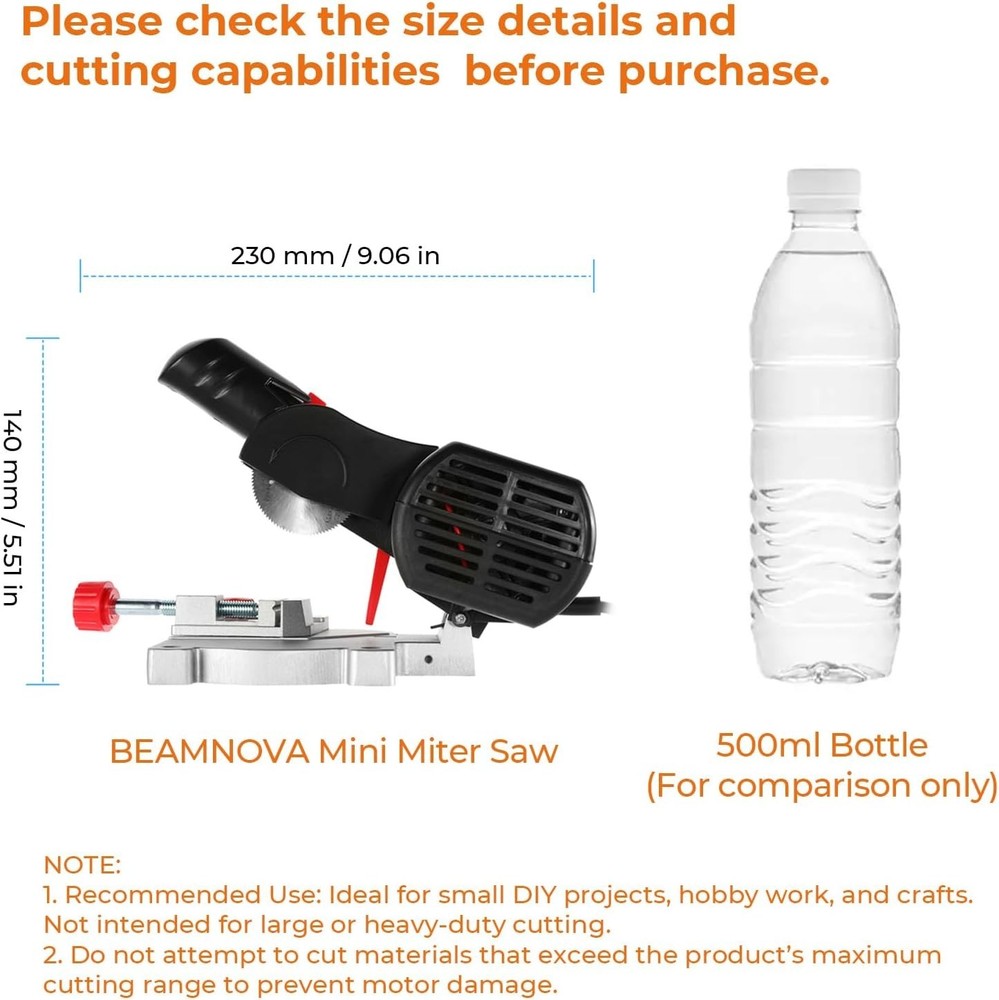 Benchtop Cut-Off Chop Saw - Adjustable Angles