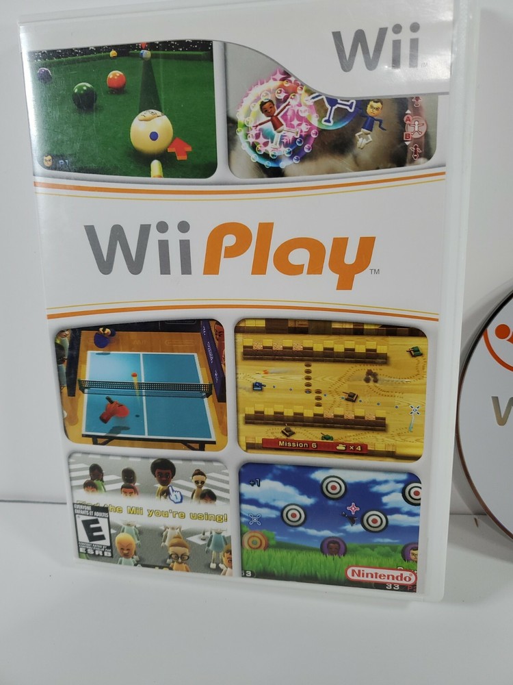 Nintendo Wii Play Disc & Case Only