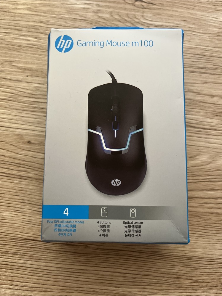 HP Wired RGB Gaming Mouse High Performance Mouse Optical Sensor  3 Buttons NEW