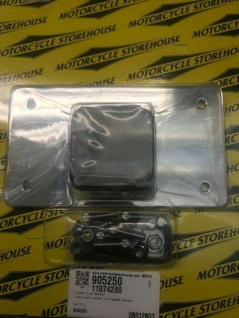 CHROME LICENSE PLATE BRACKET