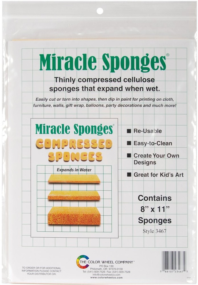 A1911 Compressed Sponges, 2-Pack