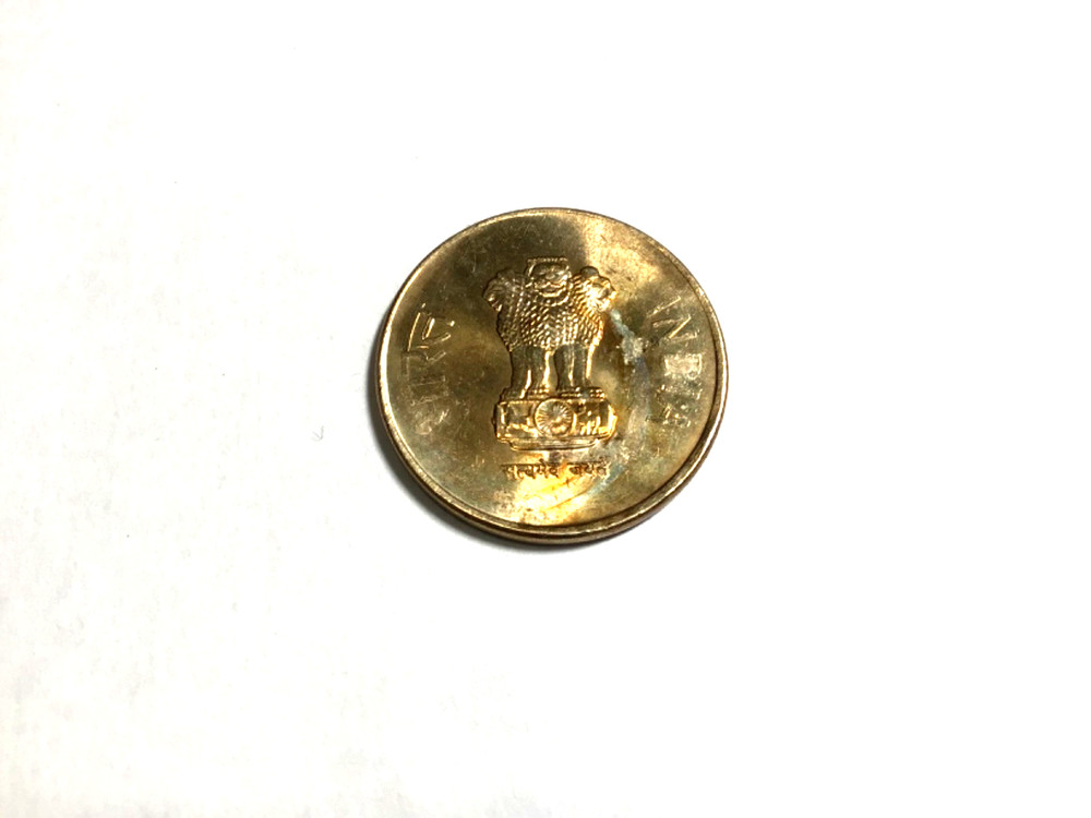 2016 India 5 rupees coin
