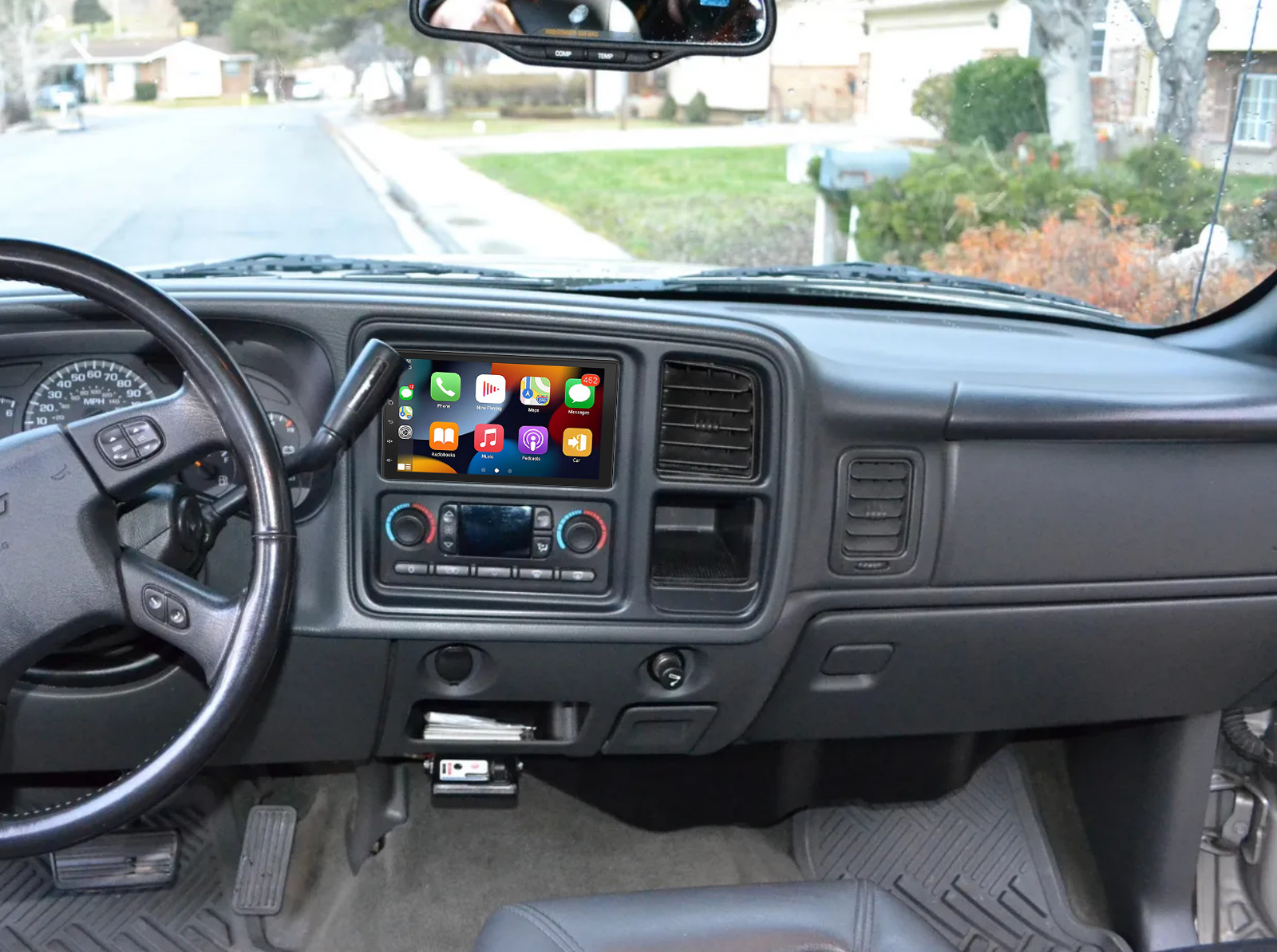 For 2003 2004 2005 2006 Chevy Tahoe Apple Carplay Android 15 Car Stereo Radio