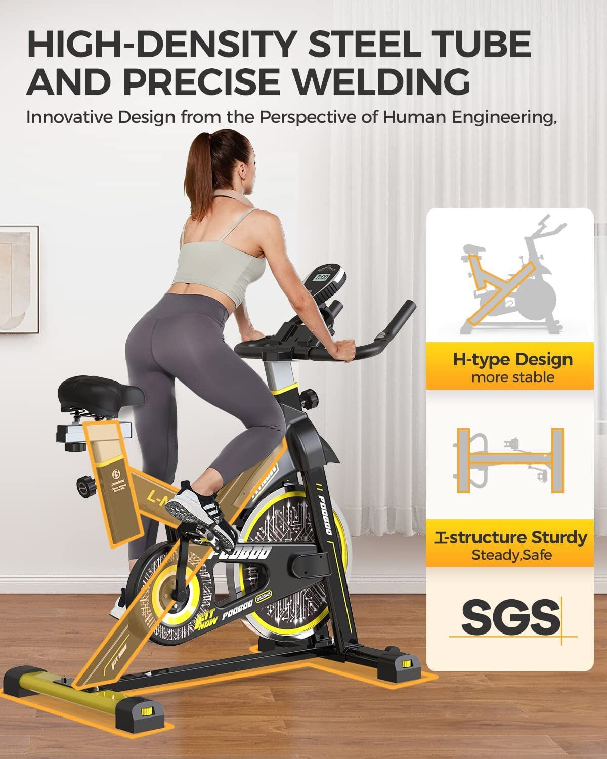 Indoor Cycling Bike Magnetic Stationary Bike Cycle Bike Fitness Exercise Bike