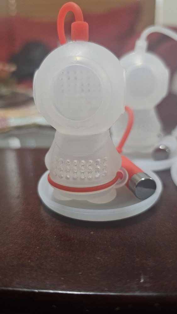 3 Pc Scuba Diving Silicone Tea Infuser Steeper Tea Strainer Gift