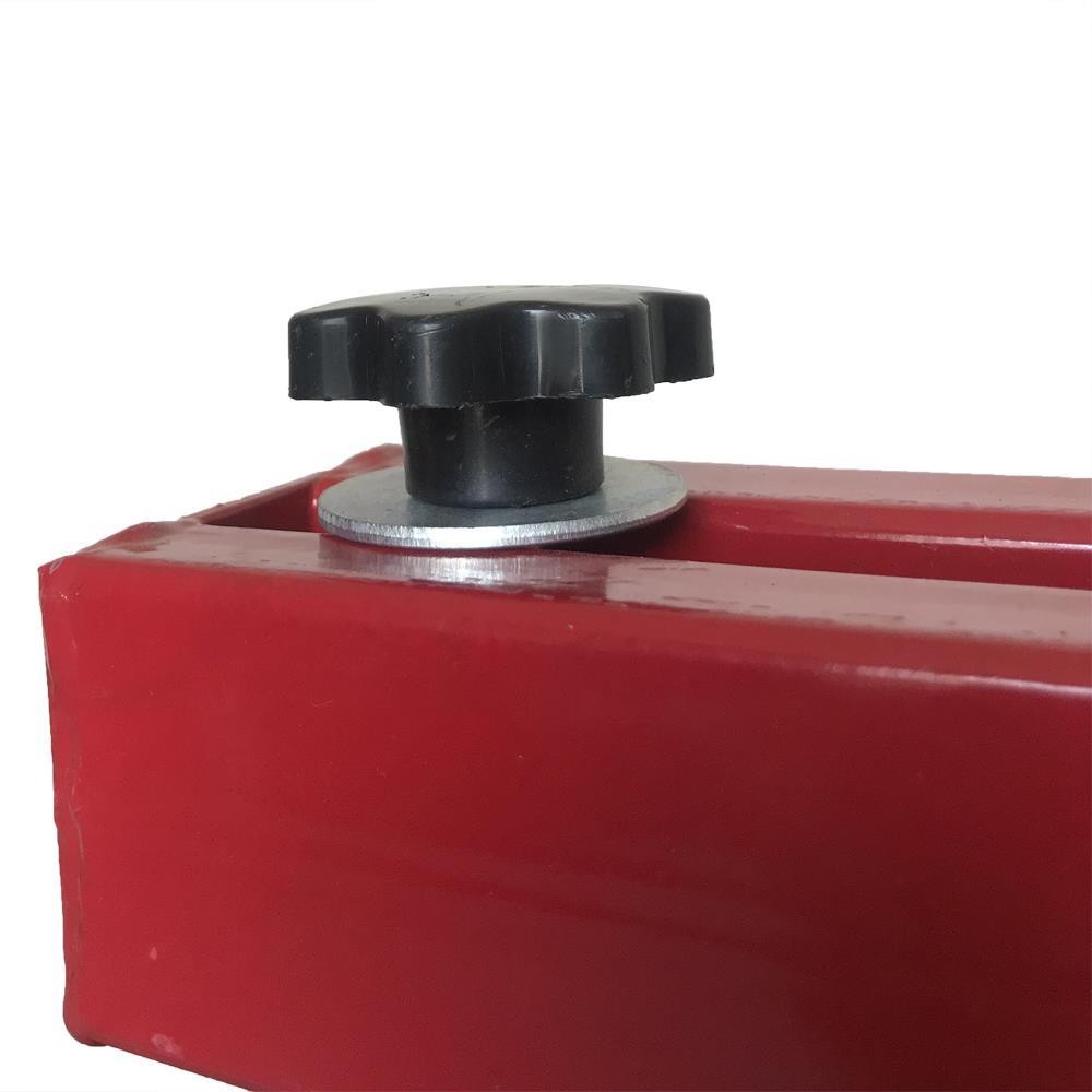 1100 Lb 59" Engine Support Bar Dual Hook Transverse Hook Cross Adjustable Red