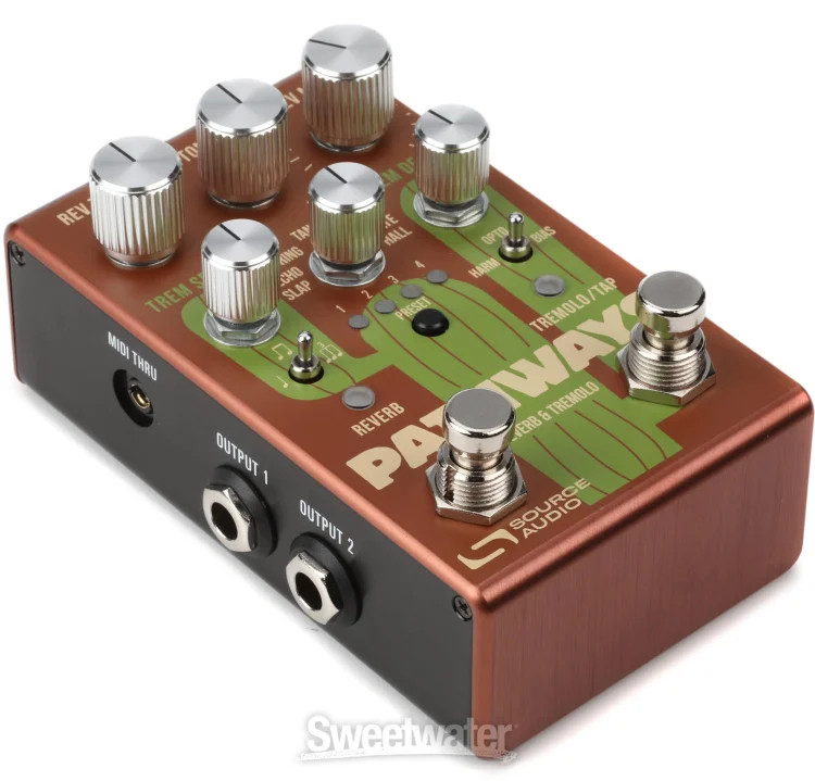 Source Audio Pathways Reverb + Tremolo Pedal