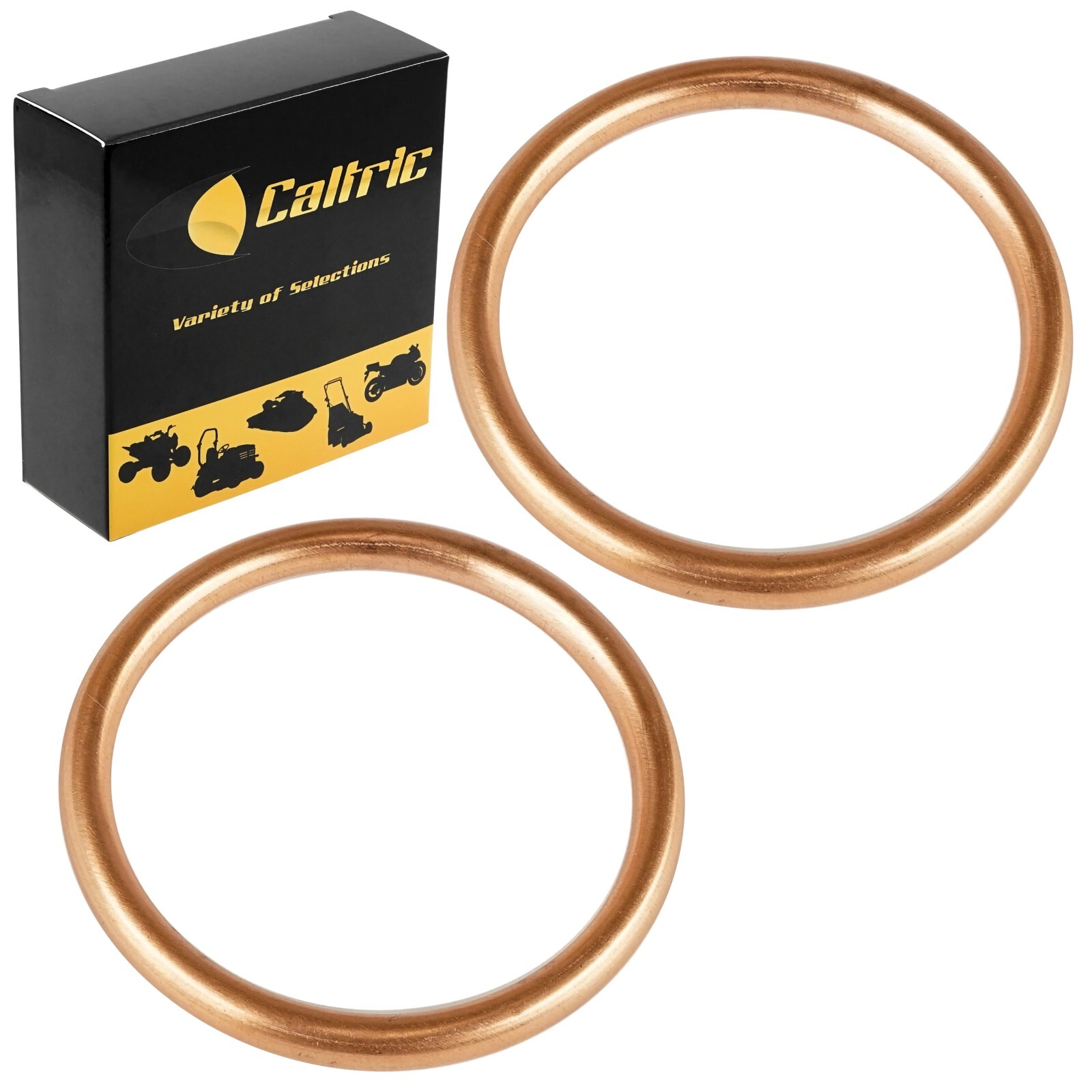 2 Caltric Exhaust Muffler Twin Sealing Gasket for Polaris 5257995