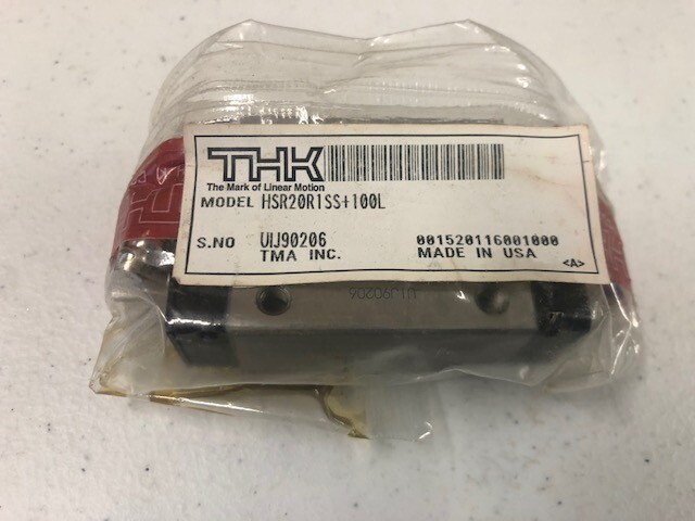 HSR20R1SS+100L THK LINEAR BLOCK AND RAIL.  NEW