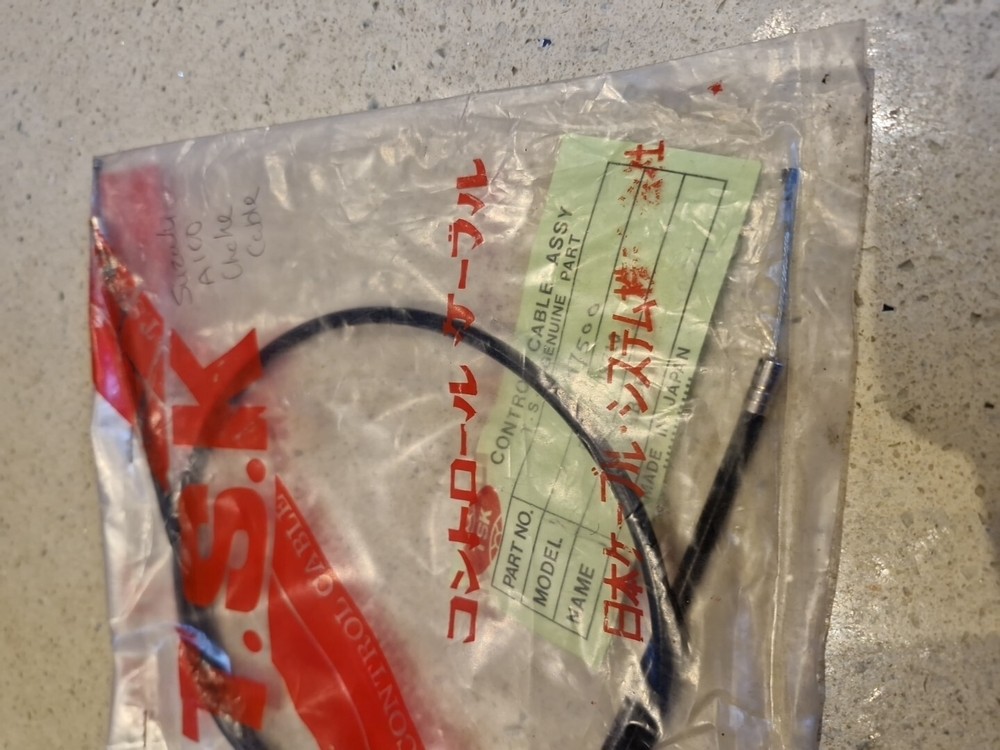 Suzuki A100 Choke Starter Cable NOS