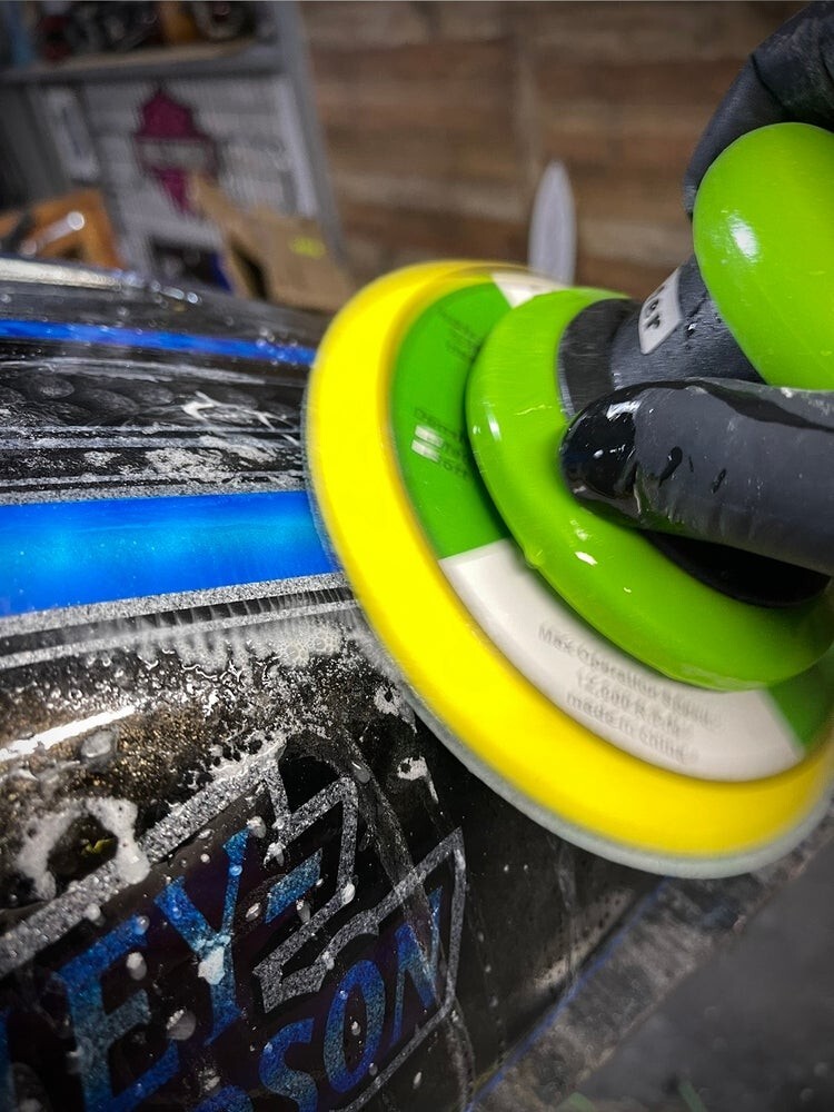 LiME LiNE Waterproof 600 Grit Sanding discs - 6 in Discs with Hook & Loop - 25Pc