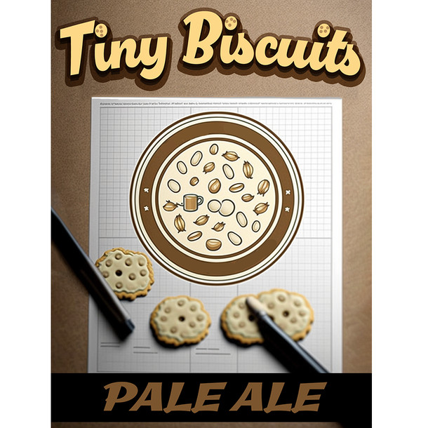 Label Peelers Tiny Biscuits Pale Ale Beer Kit