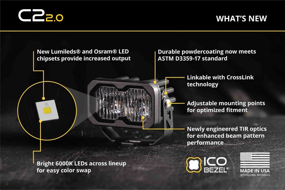Diode Dynamics C2 2.0 Pro White Spot Standard ABL
