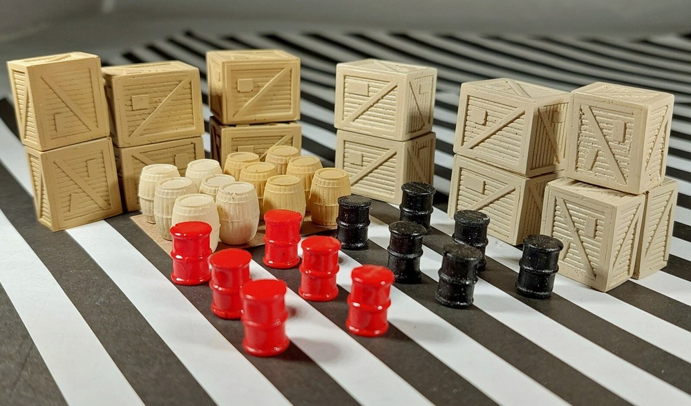 HO Scale Barrels and Crates